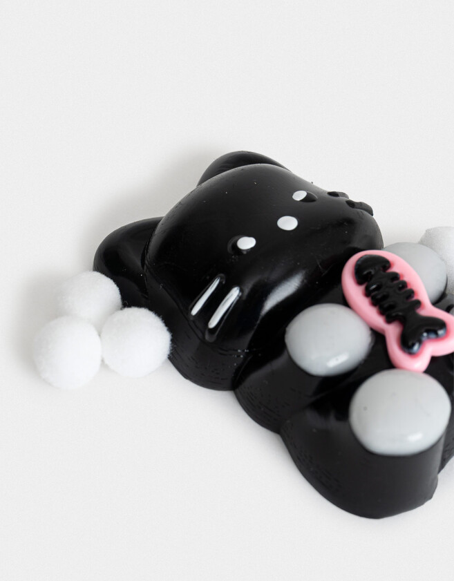 Lúdico Juguetes Mini Squishy En Forma De Gatito - Negro