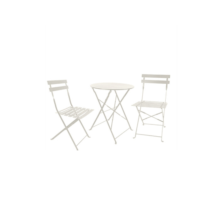 Juego Bistró Plegable Cream EN EXHIBICIÓN | SIN CAMBIO