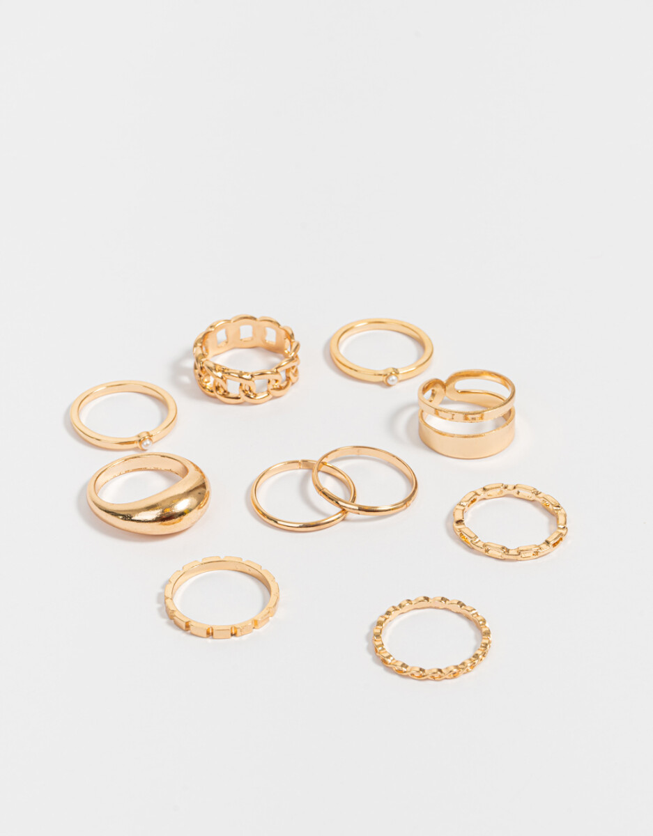 Set De Anillos Essential 