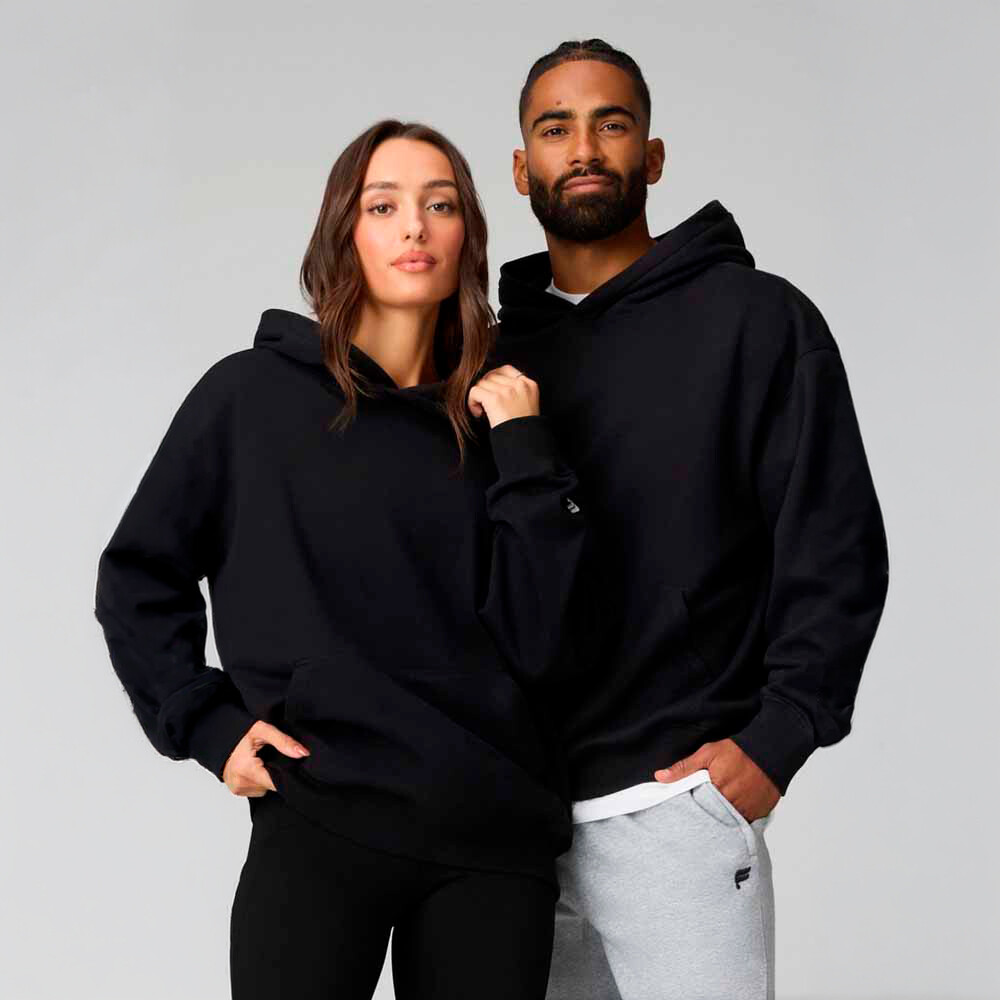 Polera The Go-To Oversized Hoodie Hombre Black