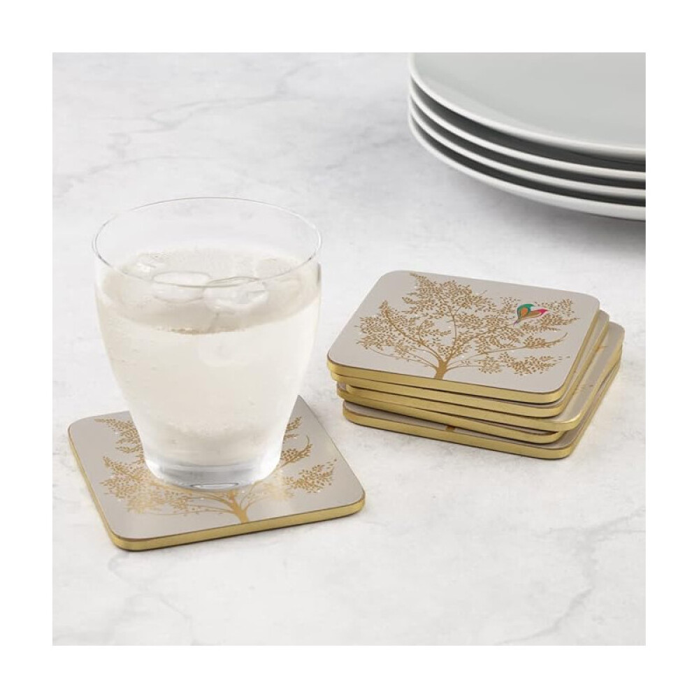 PORTMEIRION S MILLER CHELSEA GRIS CLARO POSAVASOS SET x 6 PORTMEIRION S MILLER CHELSEA GRIS CLARO POSAVASOS SET x 6