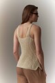 Top tejido beige