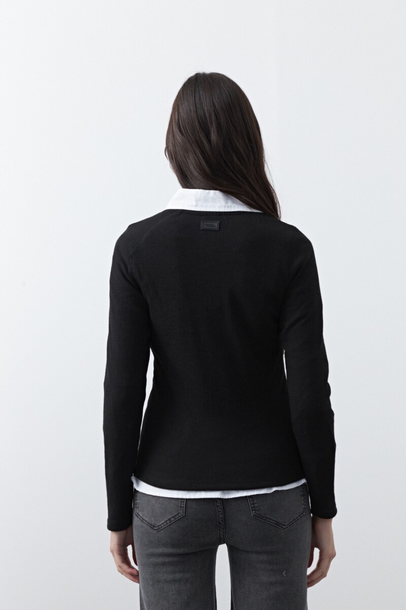 REMERA LUNS Negro