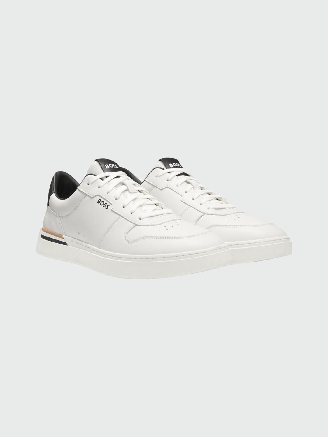 BOSS - Zapatillas con Logo Blanco