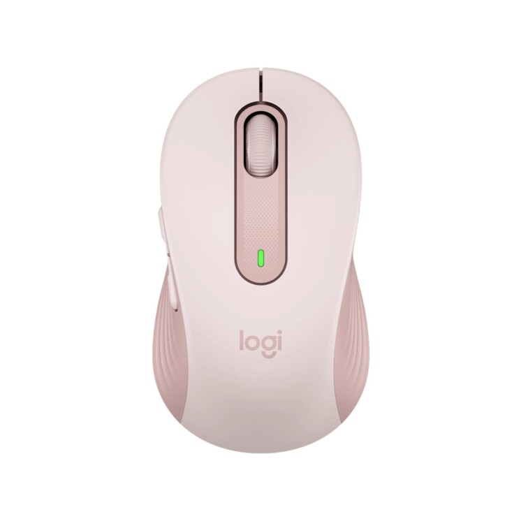 Mouse Inalámbrico Logitech Signature M650 Silencioso con Bluetooth y Logi Bolt Rosa