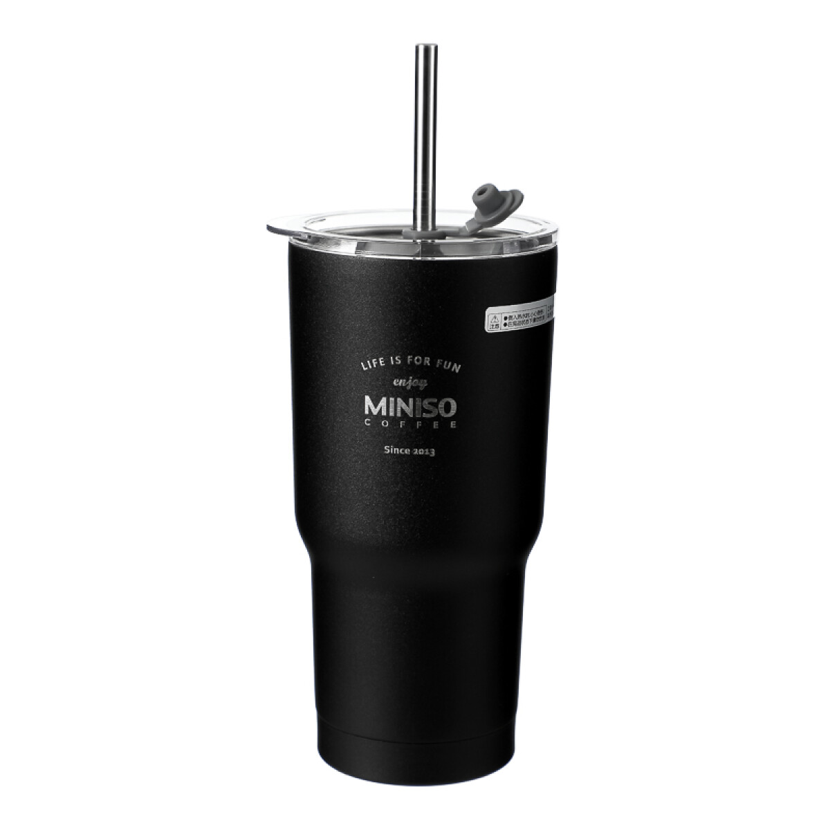 Vaso térmico metálico 580 ml - negro 