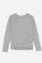 Sweater cuello redondo GRIS