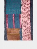 Pañuelo Estampado De Lana multicolor