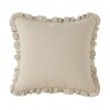 COJIN CUAD BEIGE 40X40CM Unica