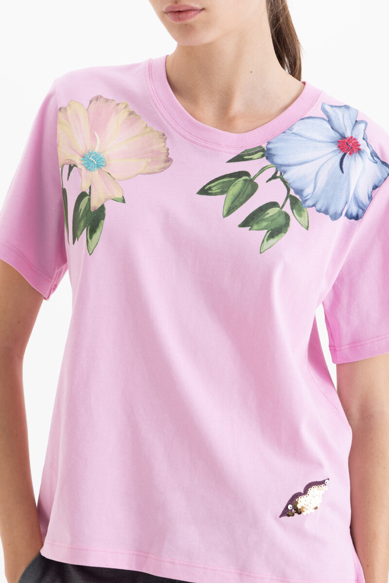 Remera Lirio Rosa