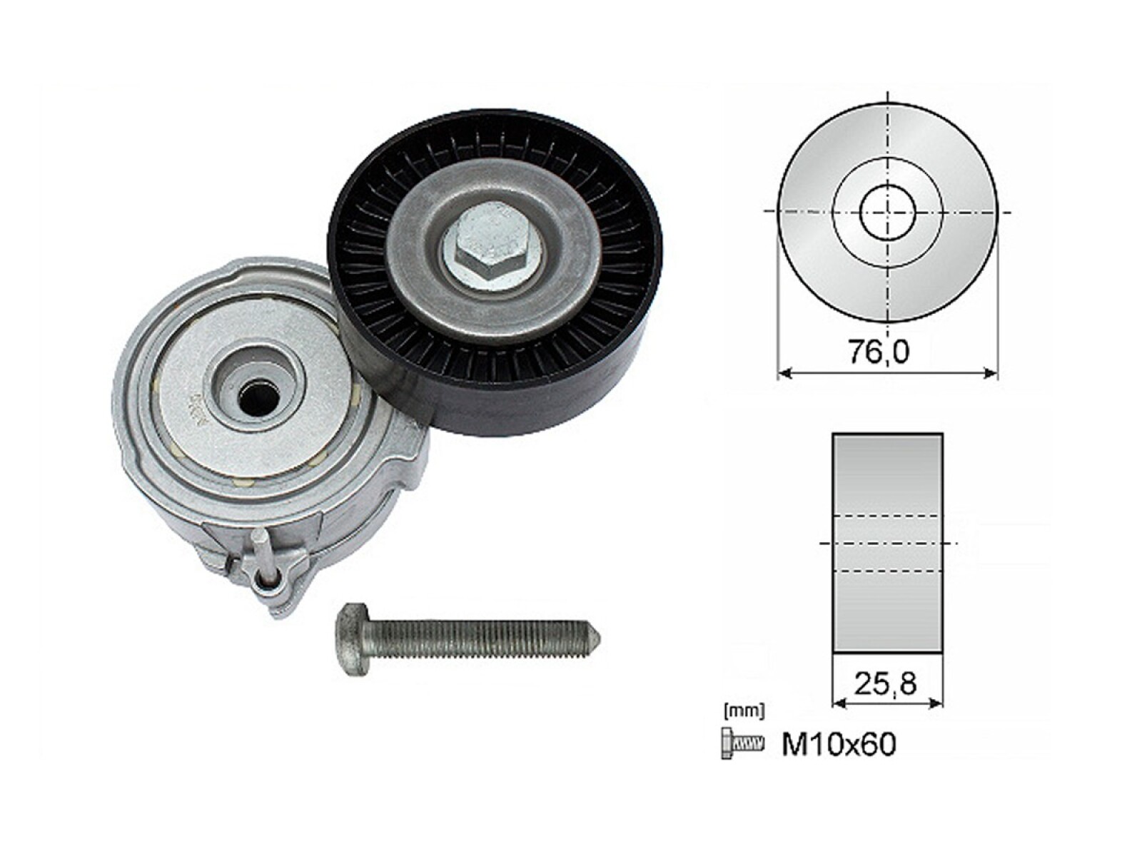 Tensor De La Correa Audi Q5/A6/Q7 08-25 