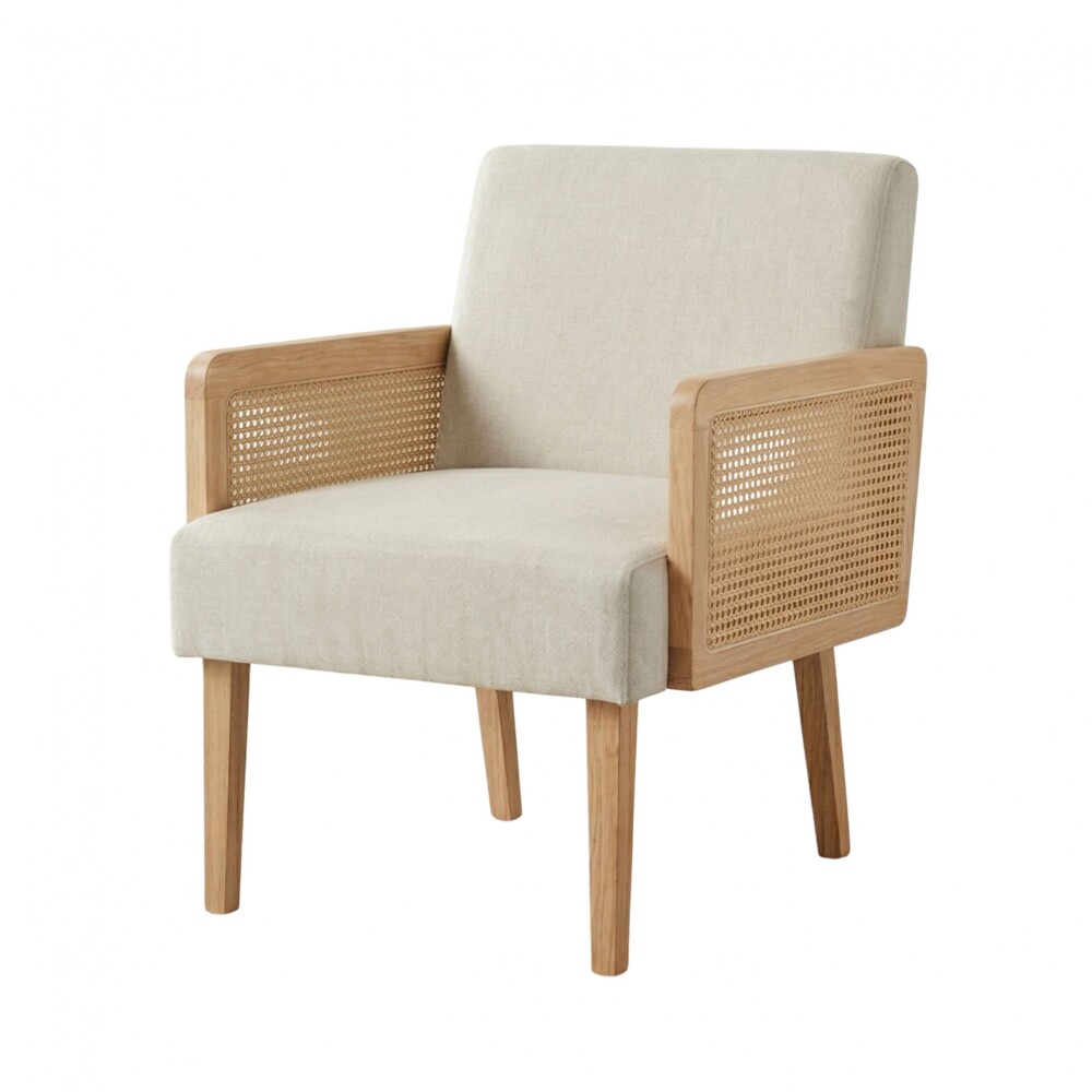 Butaca Madera Natural Tapizado Fiji - Origen Butaca Madera Natural Tapizado Fiji - Origen