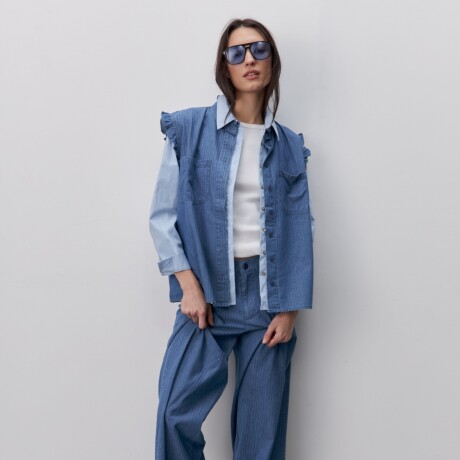 CAMISA NINNU Azul