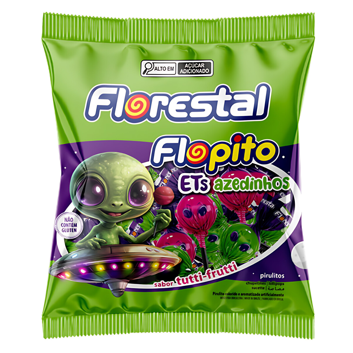 CHUPETIN FLORESTAL FLOPITO ET'S ACIDOS 400grs 