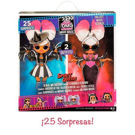 Muñeca LOL OMG Movie Magic Spirit Queen con 25 sorpresas Muñeca LOL OMG Movie Magic Spirit Queen con 25 sorpresas