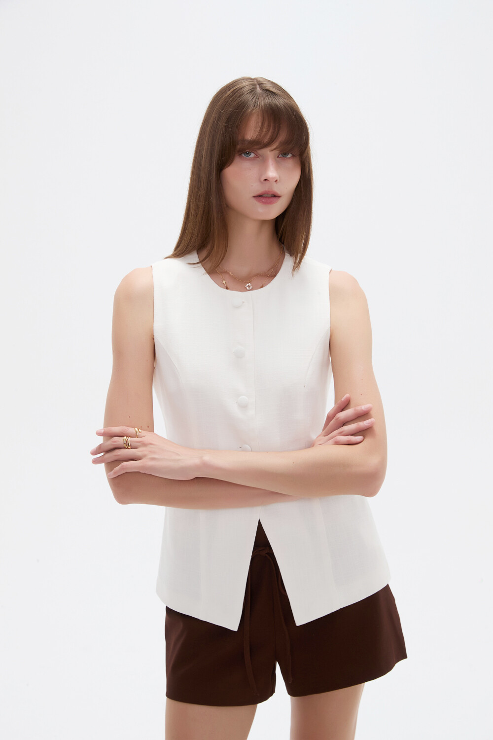 Chaleco Paulin Marfil / Off White