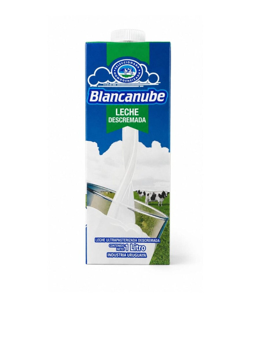 LECHE DESCREMADA 1LT BLANCA NUBE 