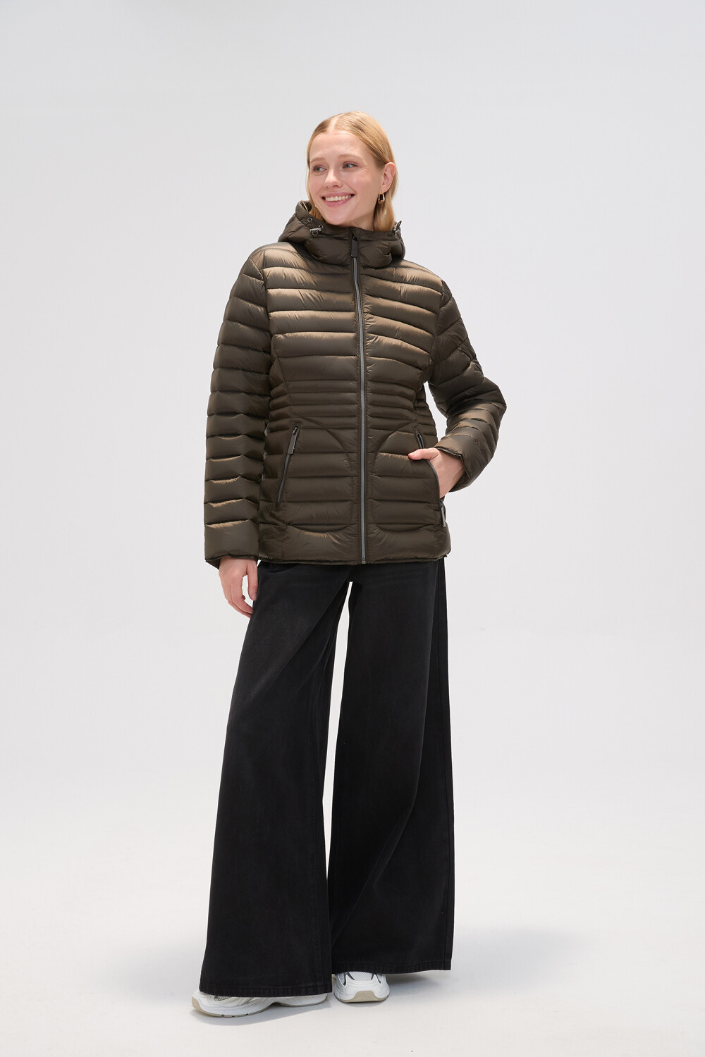 Campera Coreli Verde Oliva Oscuro