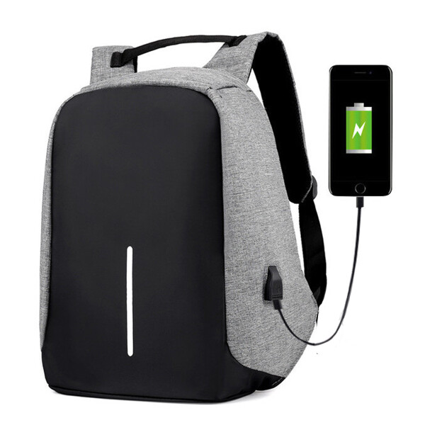Mochila Anti Robo Hx-6811 GRIS