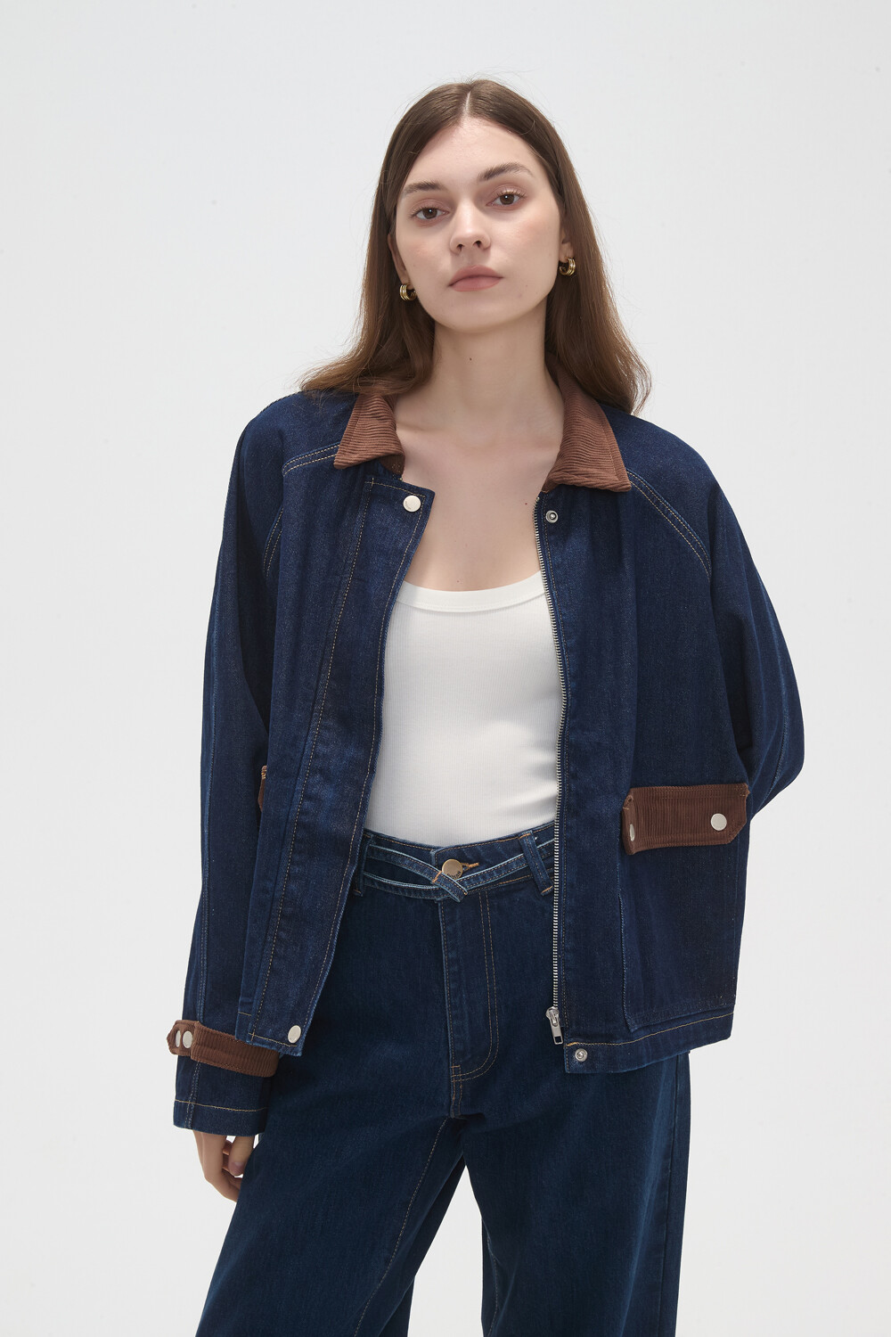 Campera Cozi Azul Oscuro