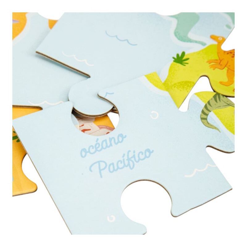 Puzzle Dinosaurios del Mundo 30 Piezas Pika Puzzle Dinosaurios del Mundo 30 Piezas Pika