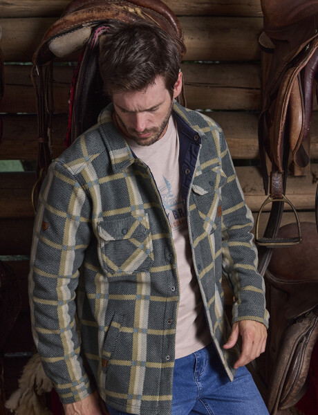 CAMISA LEÑADORA POLAR Verde