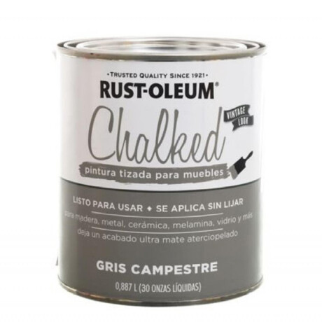 BROCHABLE RUST OLEUM TIZADO GRIS CAMPESTRE 0.887 N/a