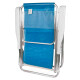 Silla Reclinable 8 Pos. Alum. Sannet AZUL