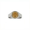 Anillo Profesión Asistente Social -Plata y Oro-Sin Piedra-AP5018 sinpiedra