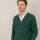 Cardigan merino Verde
