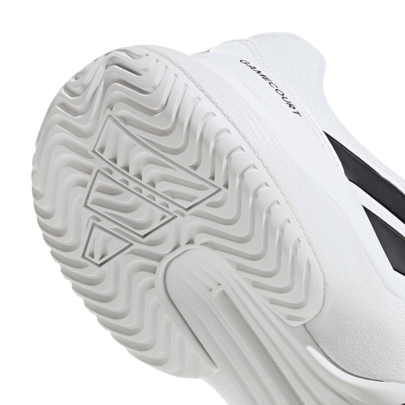 Championes de Hombre Adidas Game Court 3 All Blanco - Negro