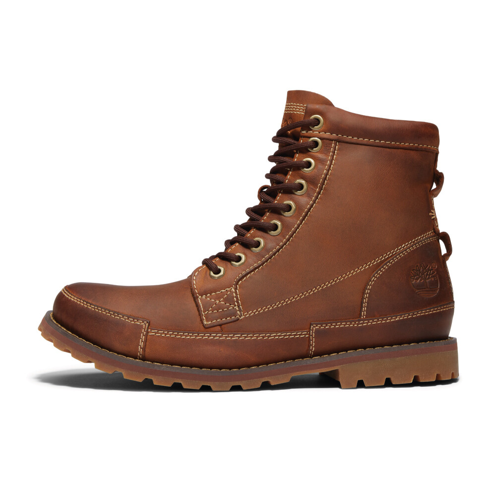 Botas Mid Lace Up Hombre Brown