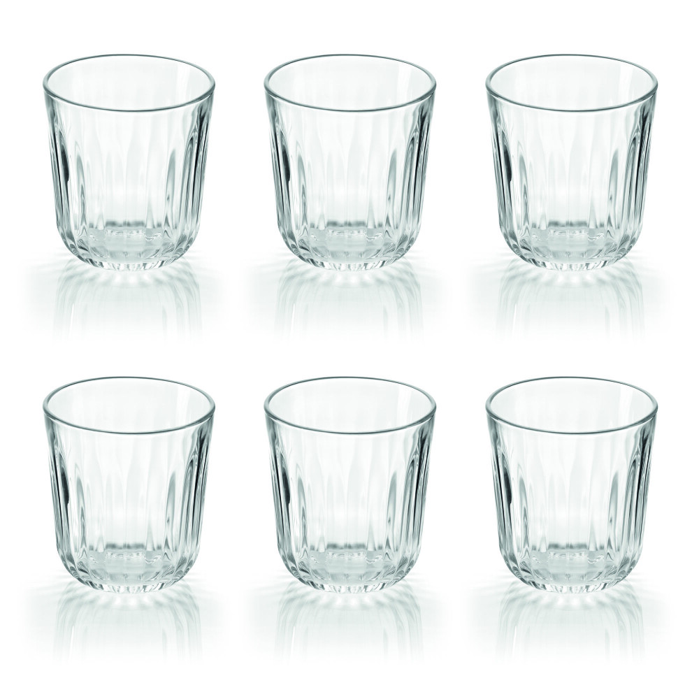 SET DE 6 VASOS VIDRIO TRANSPARENTE GUZZINI