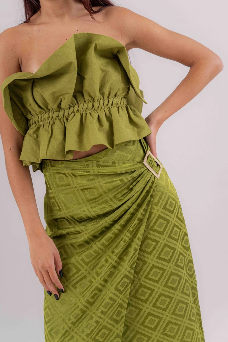 Top Silvestre verde m/l