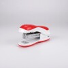 Kit Engrapadora + Quitagrampas + Grampas 24/6 ROJO