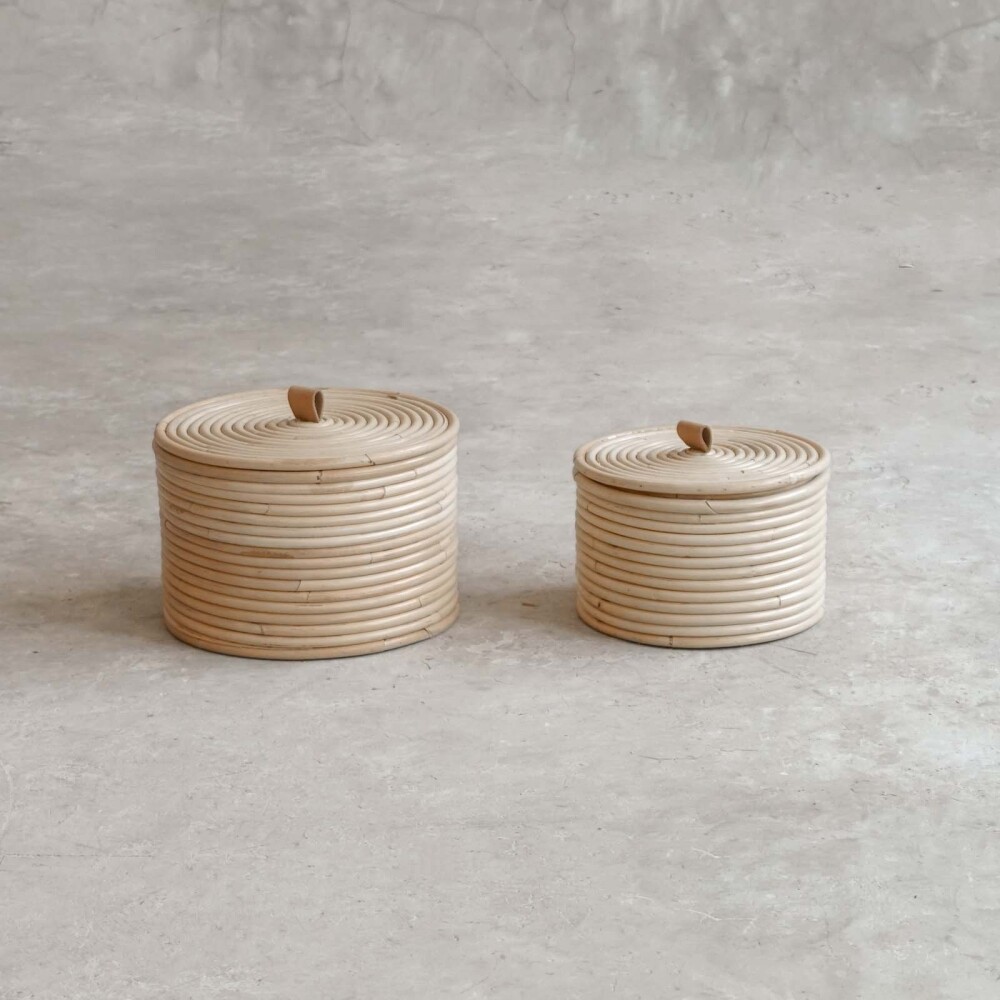 CESTA SMALL RATTAN NATURAL-BEIGE GOUDA