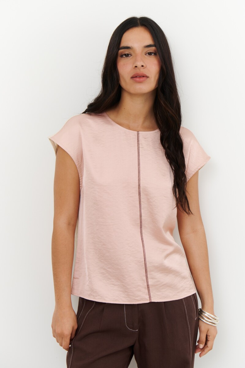 BLUSA LINO SATEN ROSA