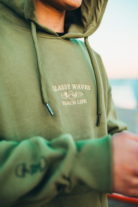 Hoodie Company Over Fit / Verde U