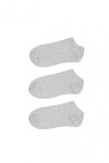 Medias Pack x3 Invisibles Gris