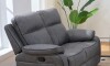 Sillón Recliner Apollo - 2 Cuerpos Marrón Gris