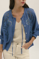 CHAQUETA BRUNA AZUL