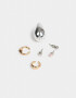Bijou Cuff Chunky Edition Set De Aros Chunky Edition - Combinacion Bicolor