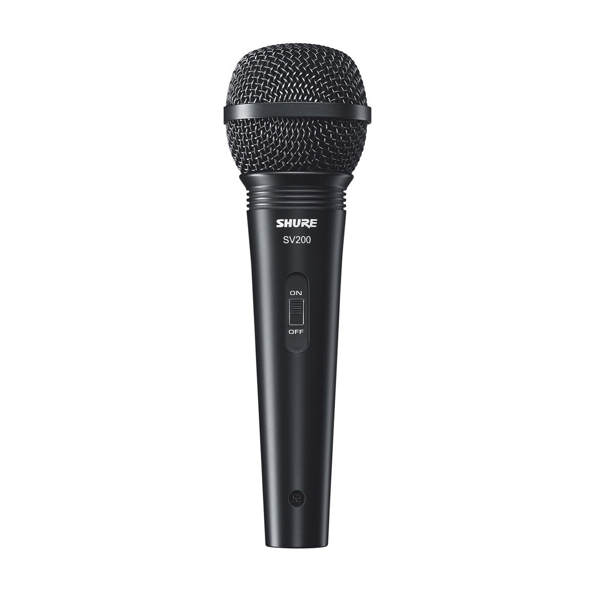 Micrófono vocal cardioide dinámico shure sv200 karaoke cable xlr - Negro 
