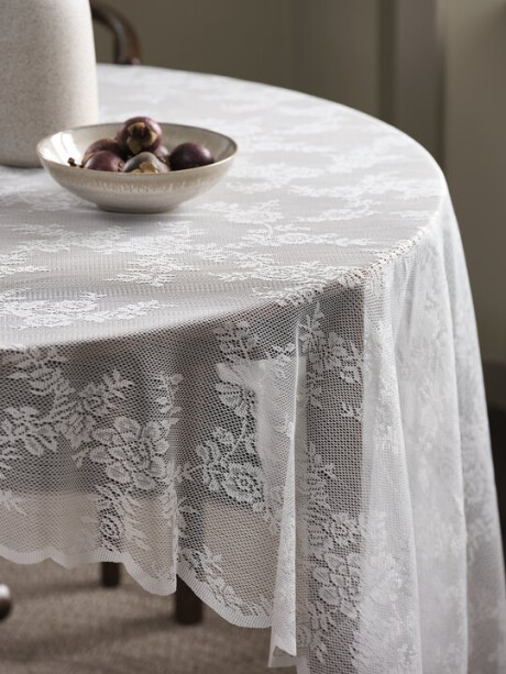 Mantel CIKORIA 140x240 encaje blanco Mantel CIKORIA 140x240 encaje blanco