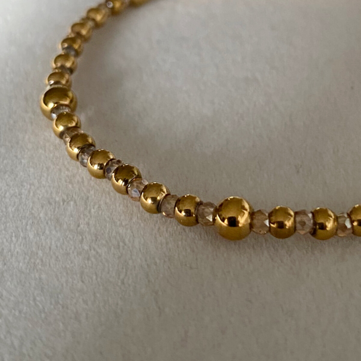 Pulsera SOFIA en acero y cristales 
