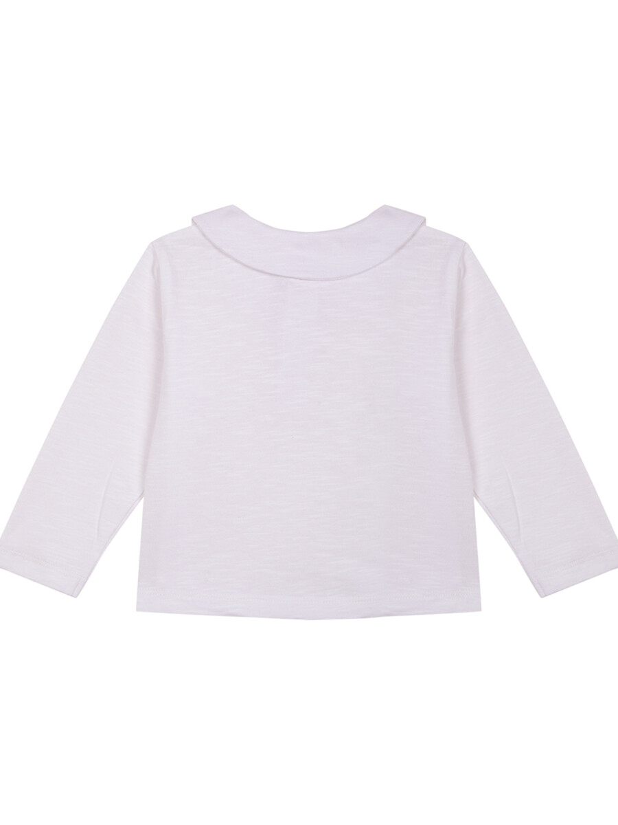 Camiseta Manga Lar Blanco Optico