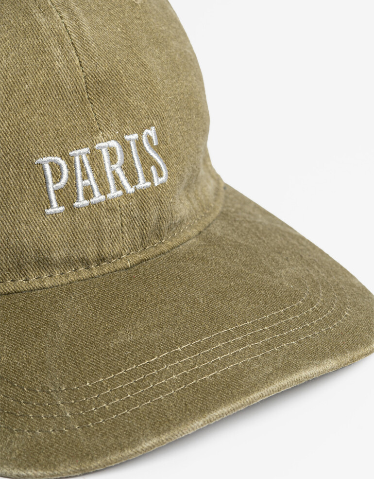 Caps Gorra Canvas Bordada - Verde Militar