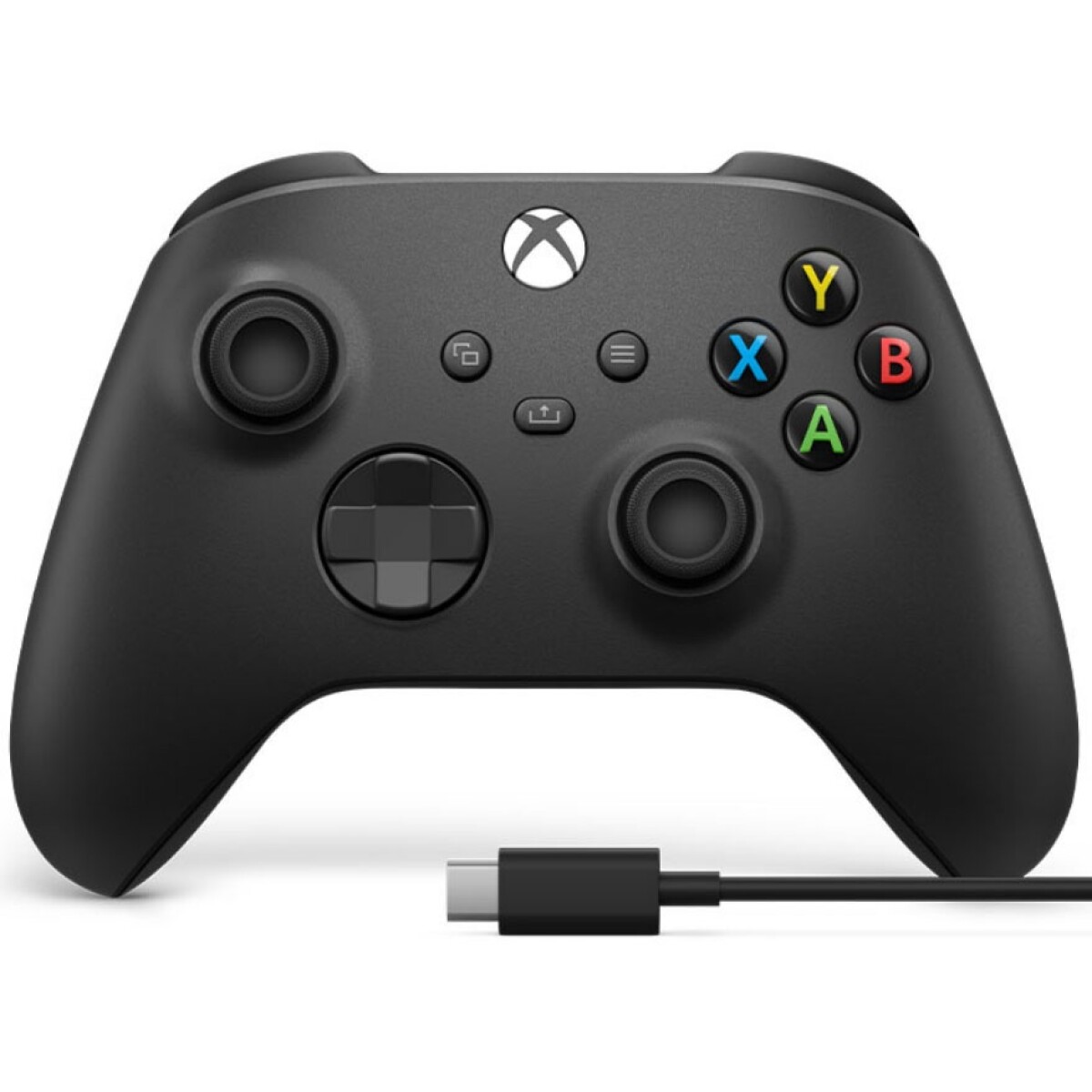 Joystick Xbox Inalambrico Negro + Cable Usb-c 