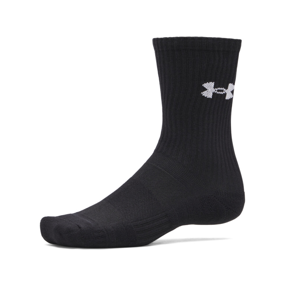 UA Performance Cotton 3p Crw-BLK - BLK-008 