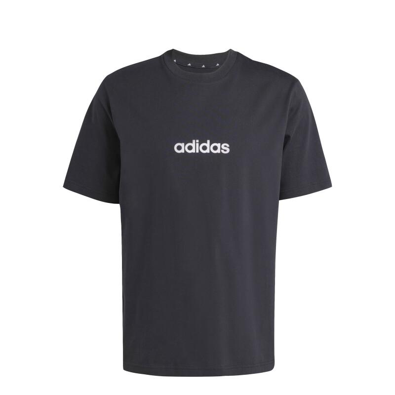 Remera de Hombre Adidas M Lin SJ Negro - Blanco